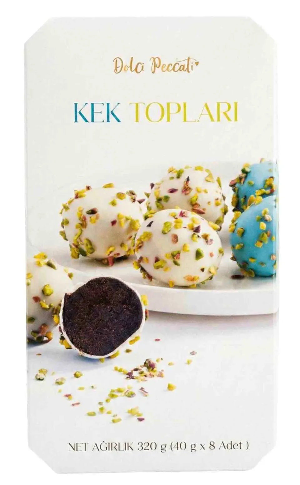 Dolci Peccati Kek Topları Mavi-Beyaz 320 g — Dolci Peccati