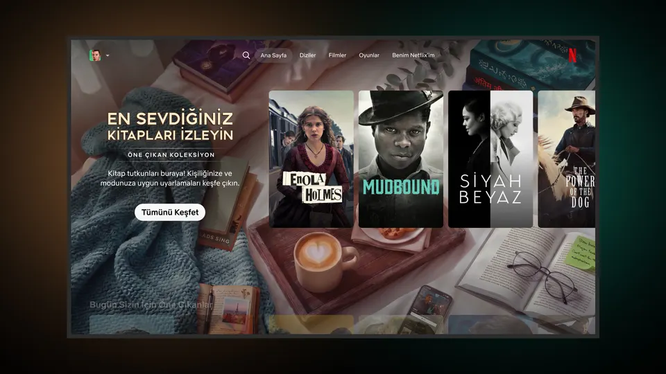 En Sevdiğiniz Kitapları İzleyin — Netflix