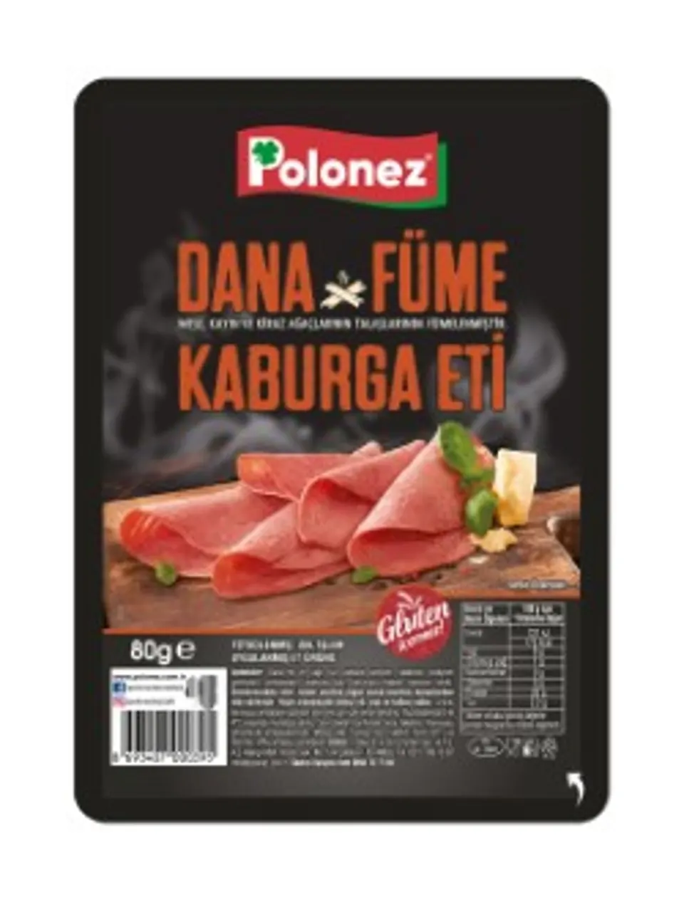 Polonez Dana Füme Kaburga Eti 80 g — Polonez